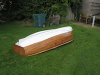 Clinker built 10 foot punt