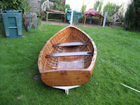 Clinker built 10 foot punt