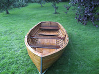Clinker built 10 foot punt