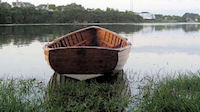 Clinker built 10 foot punt